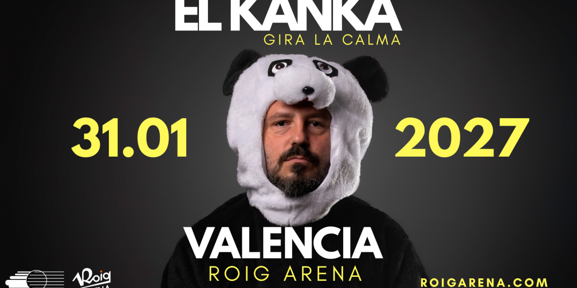 El Kanka llegará al Roig Arena de Valencia el 31 de enero con su gira ‘La Calma’