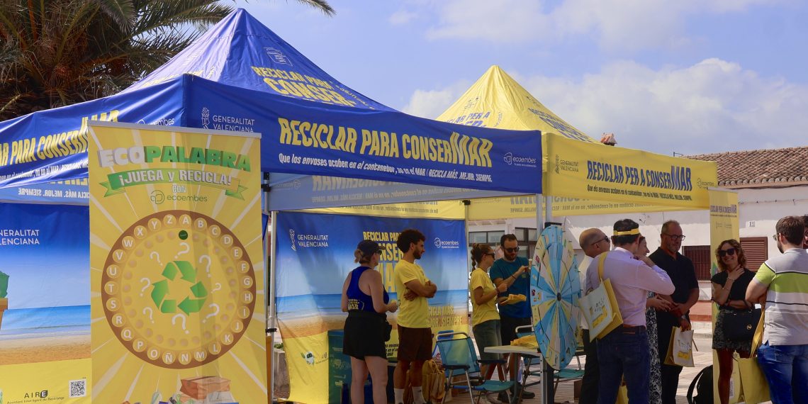 La campaña “Reciclar para ConserMar” promueve la concienciación medioambiental en el litoral valenciano