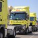 El sector del transporte valenciano conmemora San Cristóbal con una ruta de 300 camiones por la ciudad
