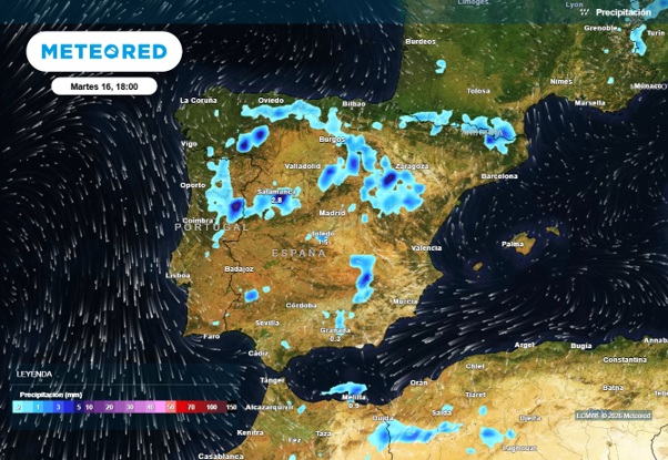 Meteored advierte de tormentas intensas en España antes de un posible episodio de calor muy intenso