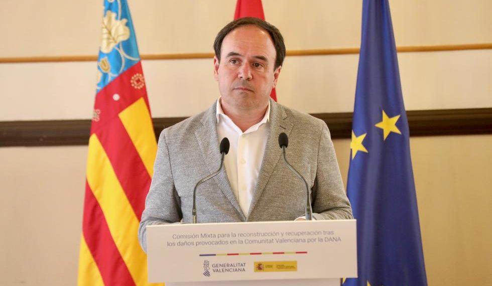 Pérez Llorca reclama al Gobierno acelerar las obras tras la dana y desbloquear ayudas