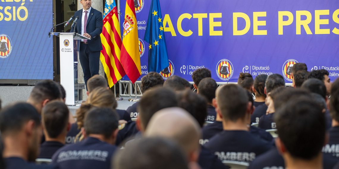 El Consorcio Provincial de Bomberos de Valencia incorpora 245 nuevos efectivos en la mayor promoción de su historia