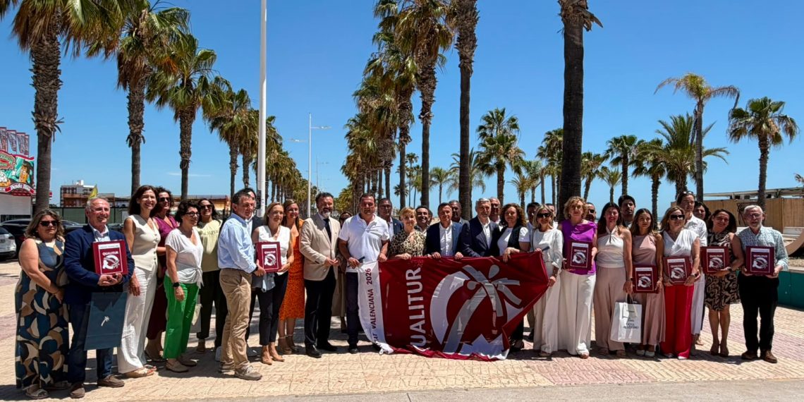 Bandera Qualitur 2026 distingue a 206 playas de la Comunitat Valenciana