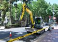Valencia inicia una macrorenovación de 22.000 metros cuadrados de calzada en la Gran Vía Marqués del Túria