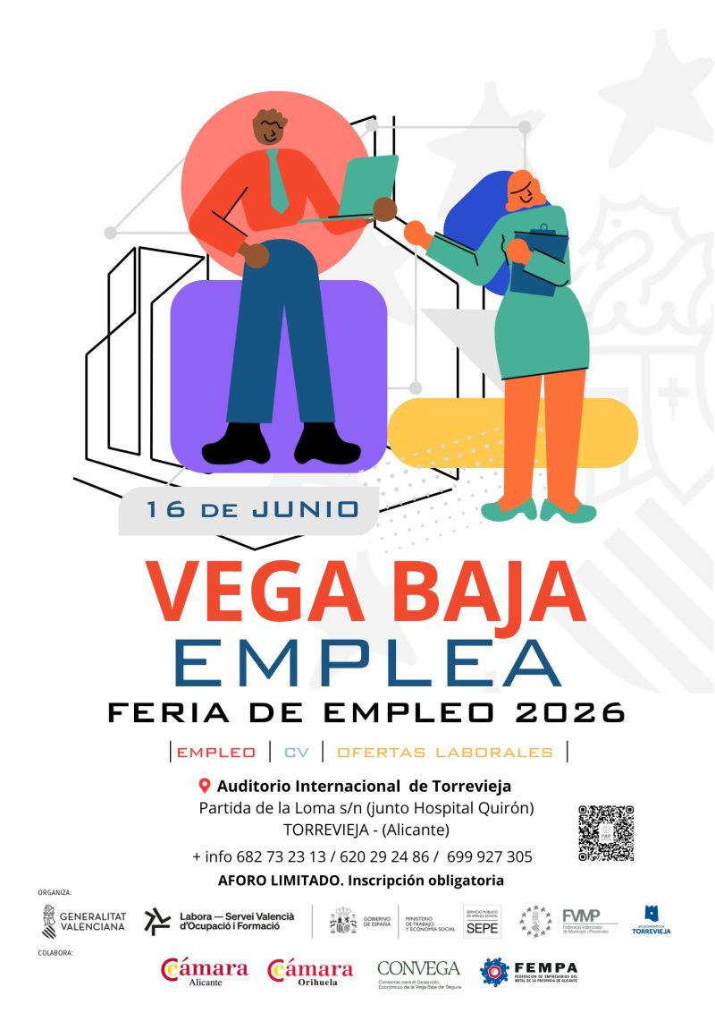 La Vega Baja acogerá en Torrevieja la I Feria Comarcal de Em