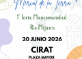 La FVMP impulsa en Cirat el “Mercat de la terra”, la primera feria de la mancomunidad Río Mijares