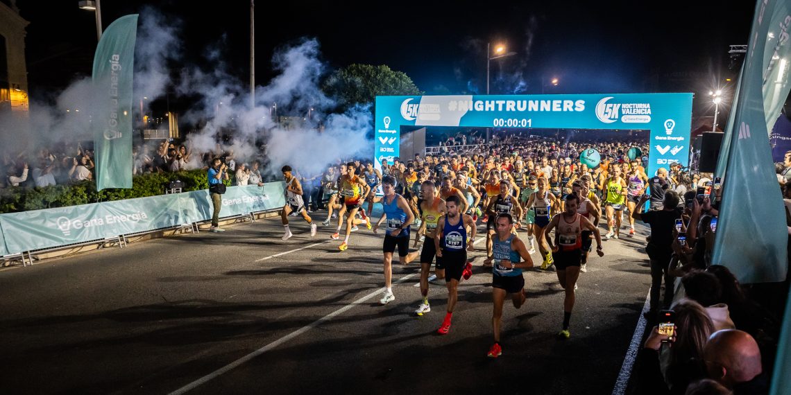 La 15K Nocturna Valencia encara el cierre de inscripciones con los últimos 1.000 dorsales