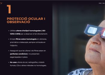 Consumo lanza una campaña para verificar que las gafas de eclipse cumplen la normativa europea