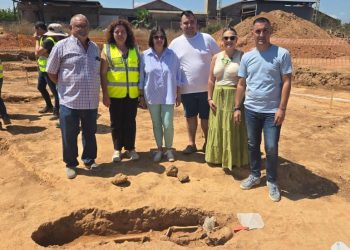 Las obras de la Ronda Oeste de Carlet avanzan mientras continúan los hallazgos arqueológicos