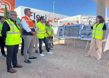 La Generalitat encara la fase final de la pasarela ciclopeatonal sobre la V-31 entre l’Horta Sud y Pinedo