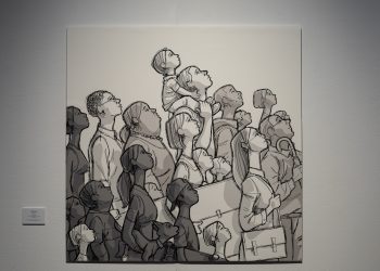 El Consorci de Museus reivindica el dibujo en el arte contemporáneo junto a Galdón y Monsalvatje en la Lonja del Pescado de Alicante