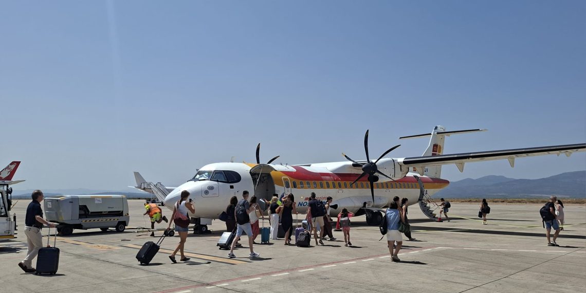 El aeropuerto de Castellón opera este verano 72 vuelos semanales, su cifra más alta