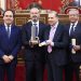 Pérez Llorca ensalza los valores de libertad, convivencia, unidad y concordia compartidos por Broseta, González y Machado
