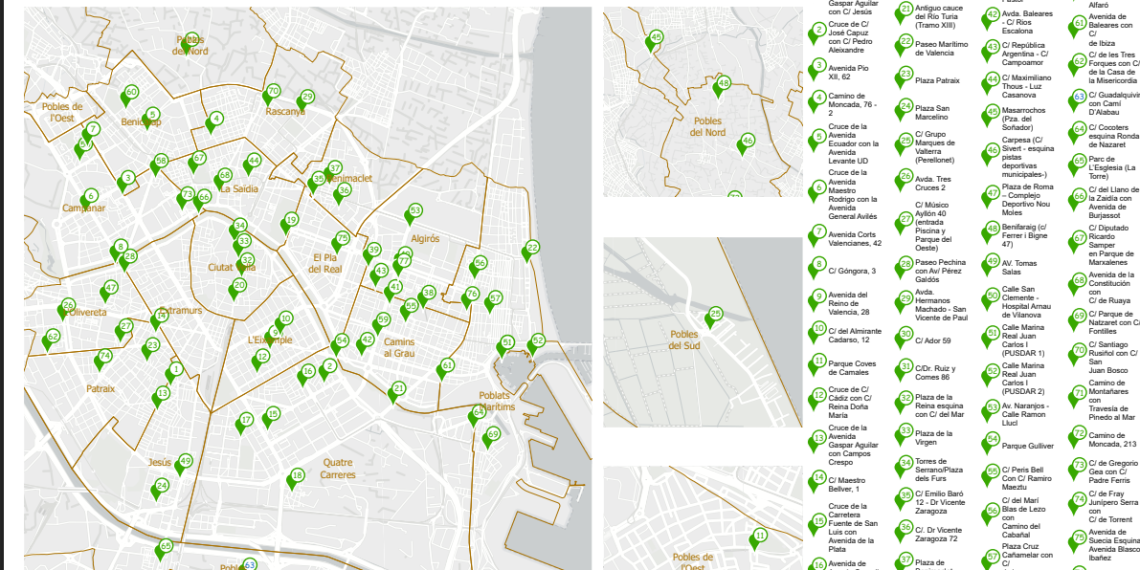 Valencia activa un amplio dispositivo municipal para proteger a la ciudadanía ante la ola de calor