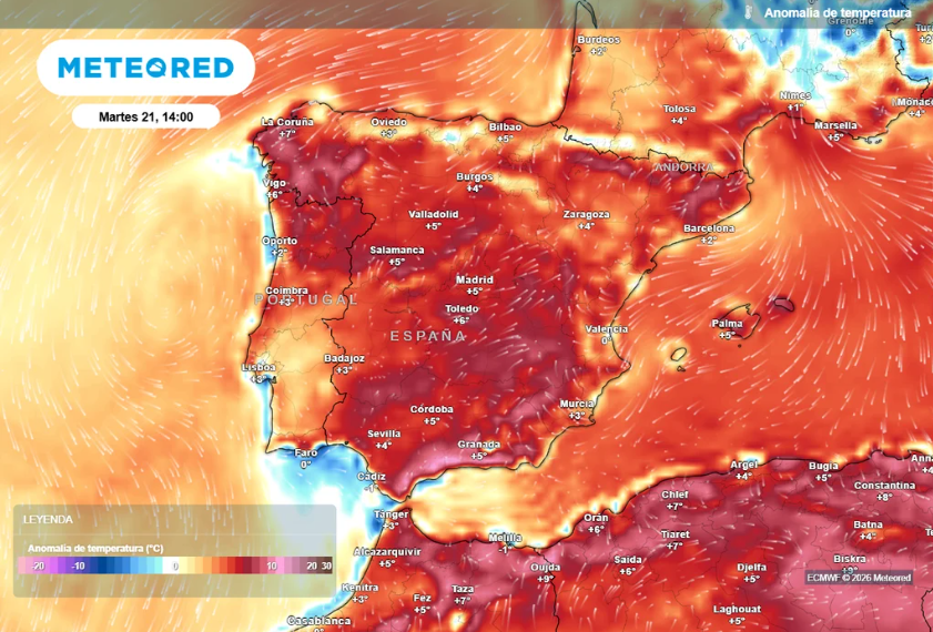El calor extremo seguirá dominando España y podría prolongarse hasta agosto