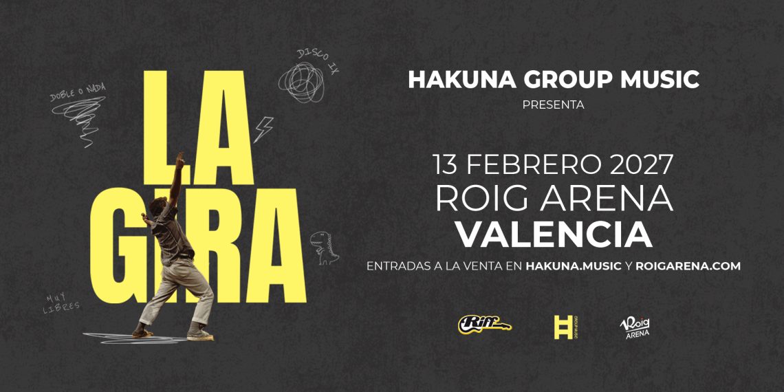 Hakuna Group Music actuará en Roig Arena el 13 de febrero con su nueva gira