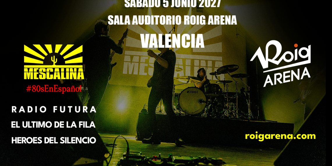 Mescalina llevará ‘80sEnEspañol’ al Roig Arena con un homenaje a tres leyendas del rock español