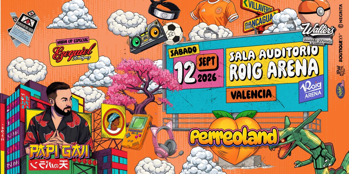 Papi Gavi llevará su evento «Perreoland» al Roig Arena el próximo 12 de septiembre