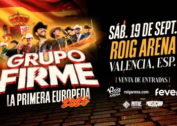 Valencia será la primera parada europea de Grupo Firme con ‘La Primera EuroPeda Tour 2026’