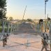 El Ejército inicia el desmontaje del puente militar de Riba-roja tras la recuperación del paso