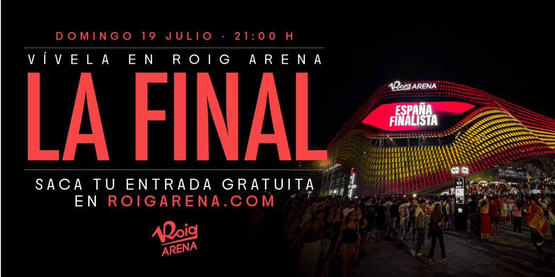 Roig Arena retransmitirá la final del Mundial de España en sus pantallas gigantes