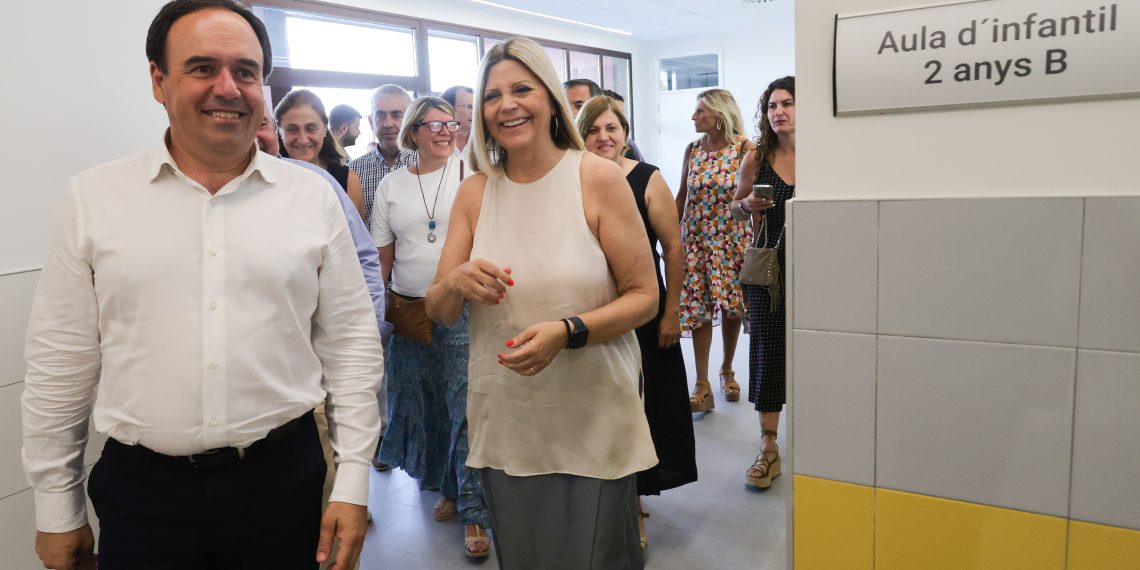 Pérez Llorca asegura que el nuevo colegio de Sant Joan de Moró demuestra que el Consell ha ejecutado el 76 % de las infraestructuras educativas