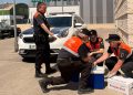 Protección Civil sale a la calle en La Pobla de Farnals para prevenir los efectos de la ola de calor