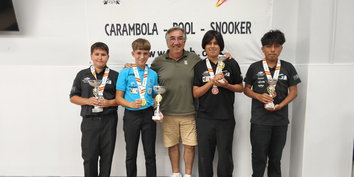 Marc Cuenca logra un histórico doblete y se proclama campeón de España Sub-15 de Billar