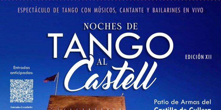 El Castillo de Cullera acogerá cuatro noches de tango en la XII edición de Tango al Castell