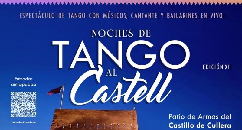 El Castillo de Cullera acogerá cuatro noches de tango en la XII edición de Tango al Castell