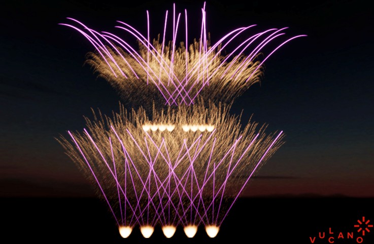 La Gran Feria de Valencia arranca con ‘Vulcanum’, la nueva apuesta artística de Pirotecnia Vulcano