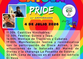 Gátova celebrará el XI Orgullo Rural LGTBI con una jornada de diversidad, música y reivindicación