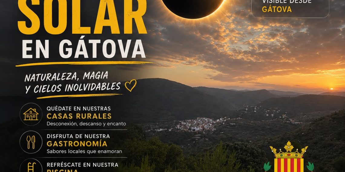 Gátova se prepara para tocar el cielo con el eclipse de 2026