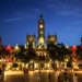 Valencia se vuelca con la Selección: pantalla gigante, edificios iluminados y un amplio dispositivo de seguridad