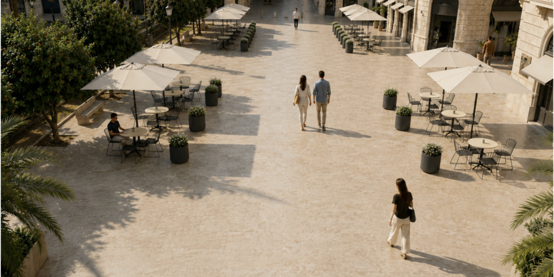 Valencia renovará la imagen comercial y de la hostelería de la plaza del Ayuntamiento