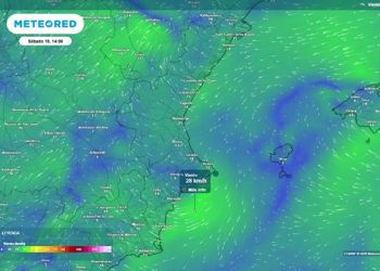 Este sábado las temperaturas bajarán hasta 8 ºC en el sur de la Comunidad Valenciana