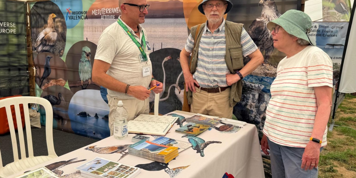 Turisme promociona la Comunitat Valenciana como destino de turismo ornitológico en la Global Birdfair 2026
