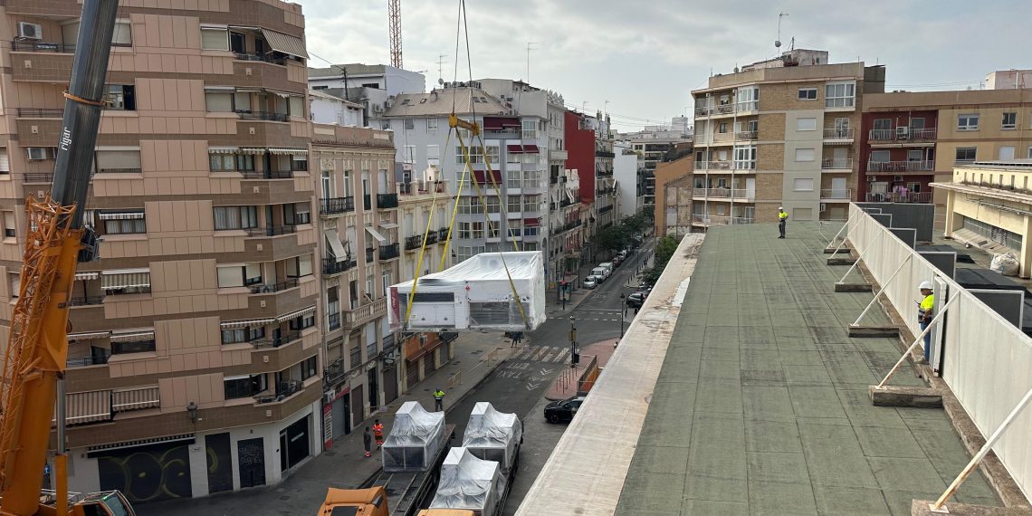El Mercado de Ruzafa instala nuevos equipos de climatización dentro de su reforma energética
