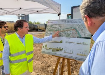 El camino ciclopeatonal del Grau cruzará el Túria con una pasarela de 54 metros