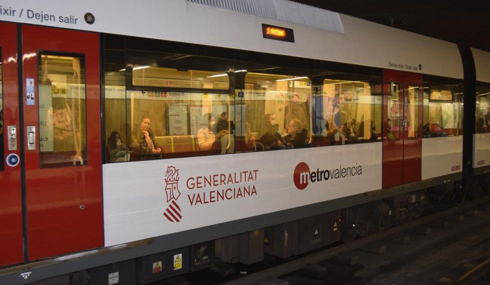 Metrovalencia refuerza el servicio para el Valencia-Betis en Mestalla
