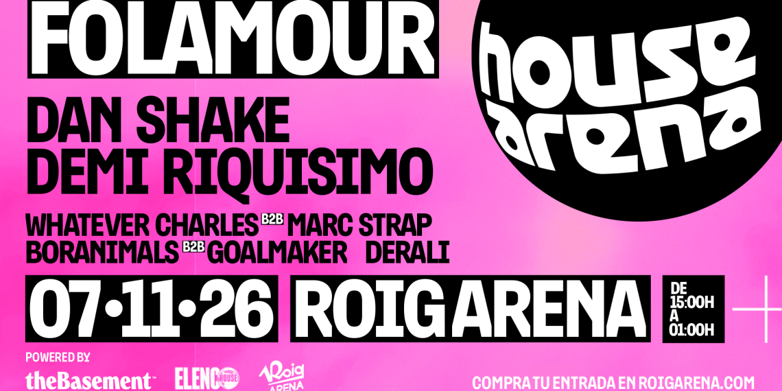 Roig Arena estrenará House Arena, un nuevo festival de música house con Folamour al frente