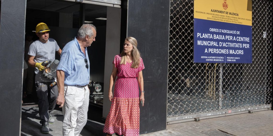 Valencia avanza en las obras del nuevo centro de mayores de Sant Antoni