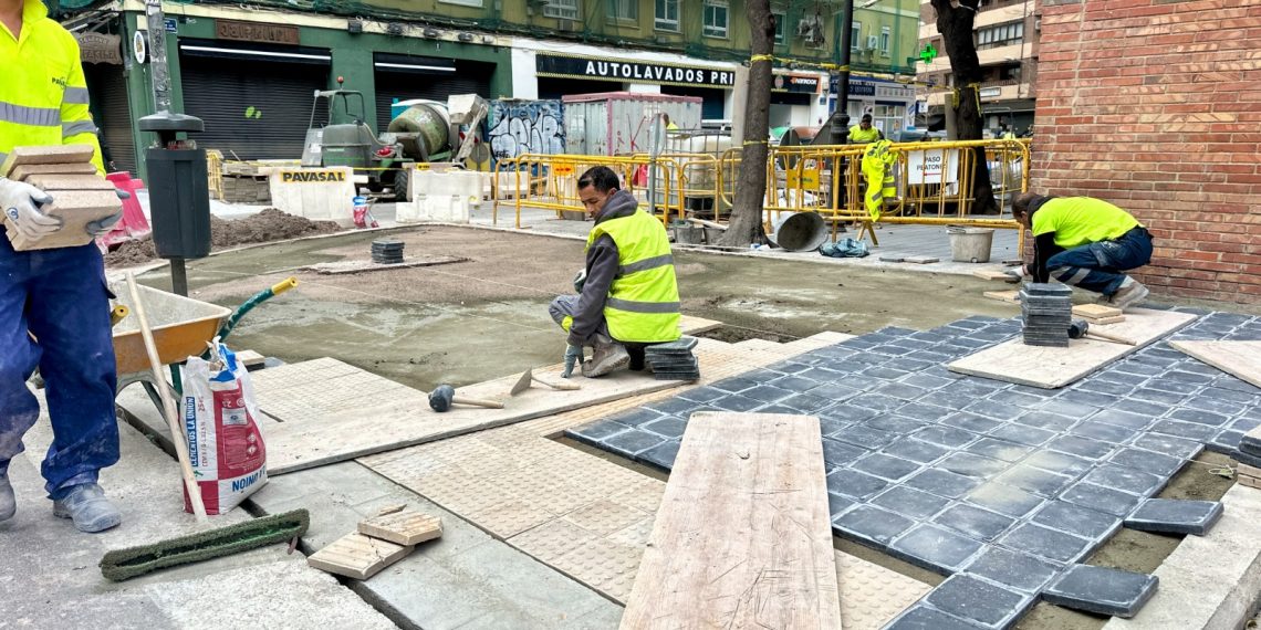 Valencia renueva más de 24.000 m² de aceras y ejecuta 247 rebajes accesibles