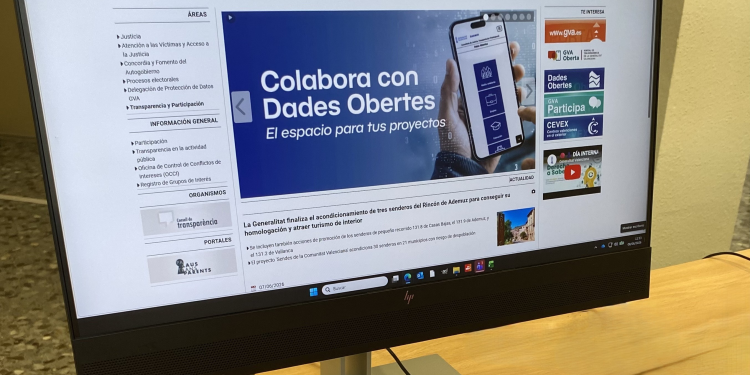 El Portal de Dades Obertes de la Generalitat casi duplica sus visitas desde 2023
