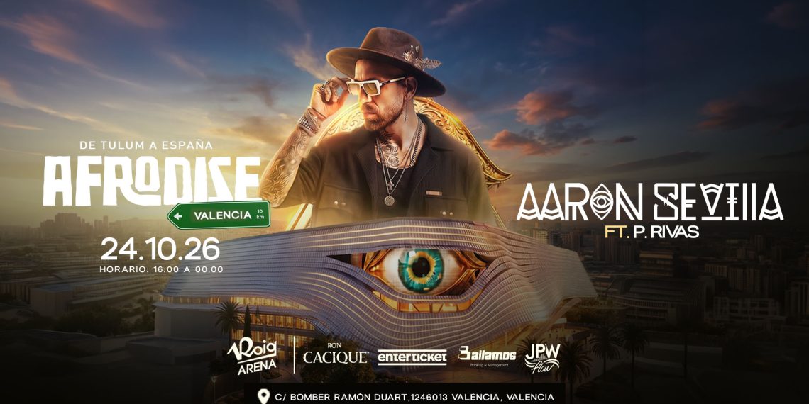 Aaron Sevilla llevará su ‘Afrodise’ al Roig Arena