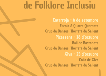 El IVC y la Federación de Folklore de la Comunitat Valenciana impulsan un ciclo de folklore inclusivo para acercar las tradiciones