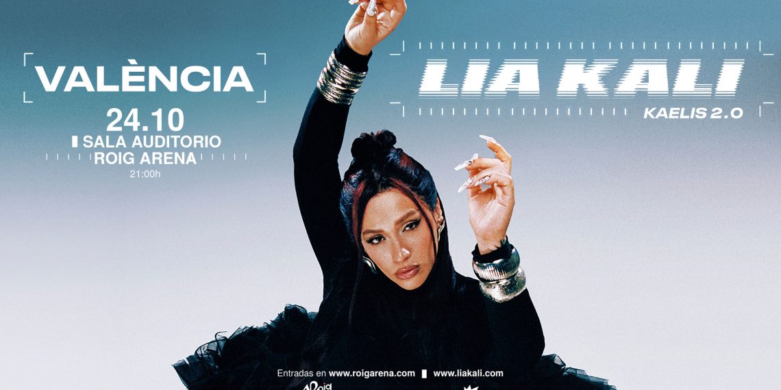 Lia Kali actuará en el Roig Arena de Valencia el 24 de octubre