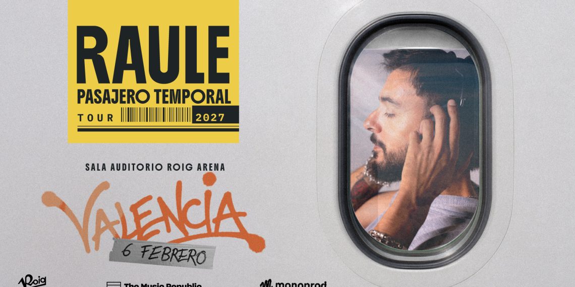 Raule actuará en el Roig Arena de Valencia en 2027