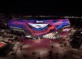 Roig Arena renueva sus creaciones audiovisuales con un espectáculo de luz y arte digital que rinde homenaje a Valencia