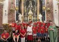Niños oncológicos de Pídeme la Luna cumplen el sueño de disfrutar de Valencia y ponerse bajo el manto de la Virgen de los Desamparados